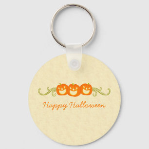 Llavero Halloween Keychain feliz de Bocina de Calabaza