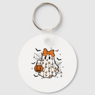 Llavero Halloween Lace Ghost Coquette Bow Pumpkin Spooky S
