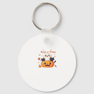 Llavero Halloween lindo - Kawaii Ghost y Black Cats Class