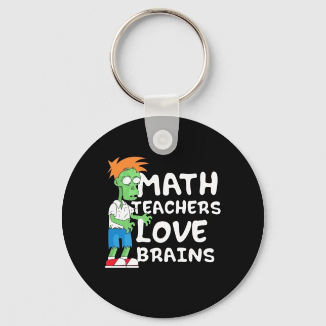 Llavero Halloween Math Teacher Love (Anverso)