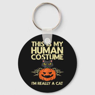 Llavero Halloween Mi Traje Humano Soy Una Mujer De Disfrac