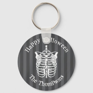 Llavero Halloween Modern Spooky Skeleton X-Ray