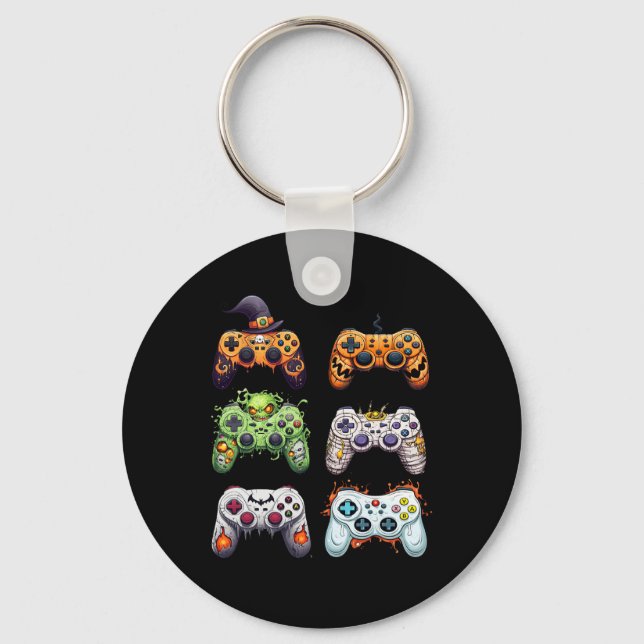Llavero Halloween Mummy Zombie Gaming Controllers Vampiro (Anverso)