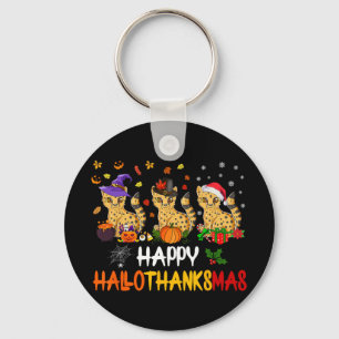 Llavero Halloween Navidades del Día de Acción de Gracias C