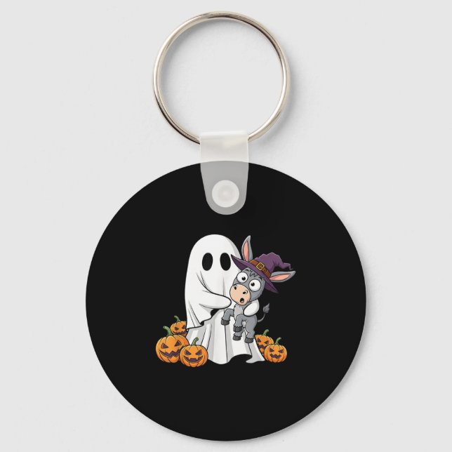 Llavero Halloween niños Fantasma Calabaza Halloween hombre (Anverso)