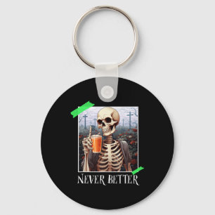 Llavero Halloween nunca mejor Skeleton Funny Skull 1