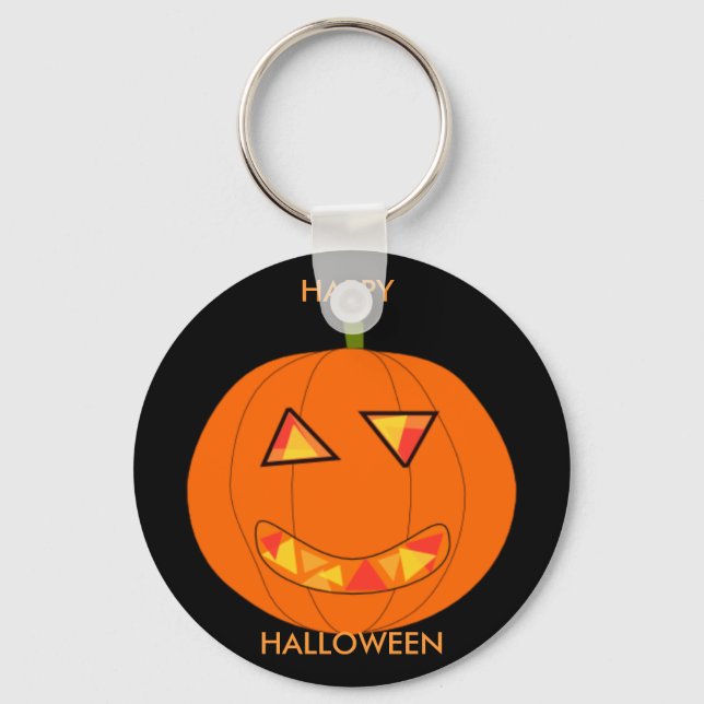 Llavero Halloween Party Favores e Invitaciones (Anverso)