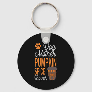 Llavero Halloween Perro Madre y especia de calabaza Cumple