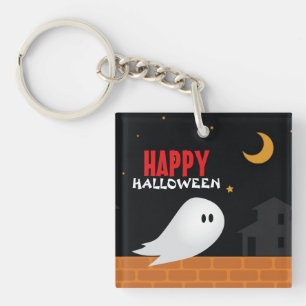 Llavero Halloween personalizado ciudad fantasma