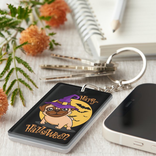 Llavero Halloween Puggy Keychain (Frente Derecha)