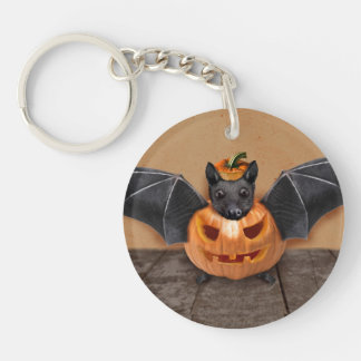 Llavero Halloween Pumpkin Cute Bat