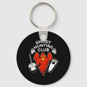 Llavero Halloween Red Ghost Hunter Club Spooky Hunter
