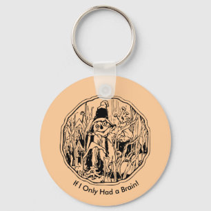 Llavero Halloween Scarecrow No Brain Keychain