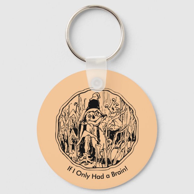 Llavero Halloween Scarecrow No Brain Keychain (Anverso)
