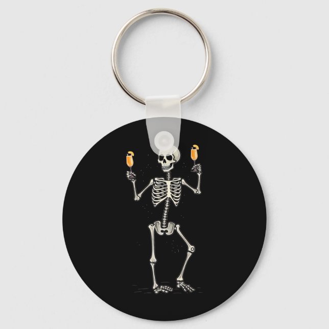 Llavero Halloween Skeleton Bebe Peach Bellini Tail (Anverso)