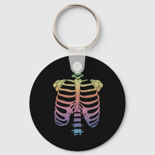 Llavero Halloween Skeleton Cage Zombie Costume Tee