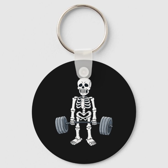 Llavero Halloween Skeleton Deadrising Fun Fitness Weightli (Anverso)