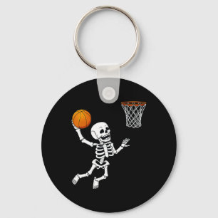Llavero Halloween Skeleton Dunking Baloncesto Chicas K