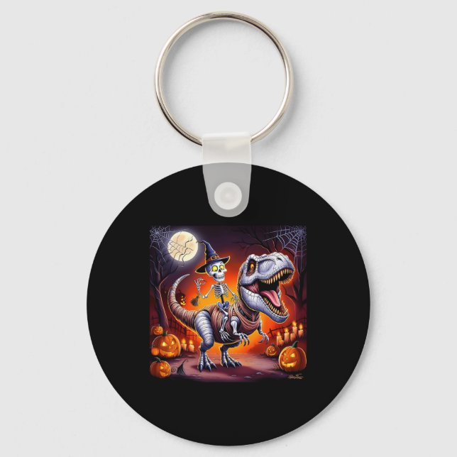 Llavero Halloween Skeleton T-rex (Anverso)