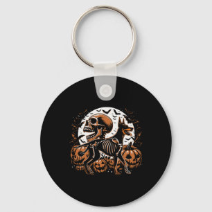Llavero Halloween Skeleton Walking Skeletal Doberman Dog