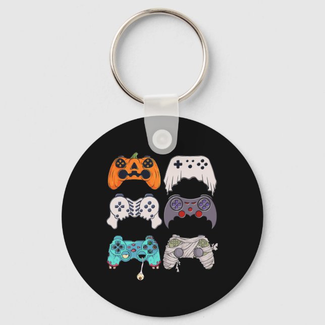 Llavero Halloween Skeleton Zombie Gaming Controllers Mummy (Anverso)