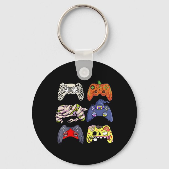 Llavero Halloween Skeleton Zombie Witch Controller Mummy B (Anverso)