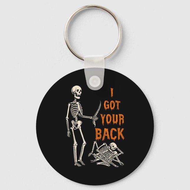 Llavero Halloween Skeletons Ive Got Your Back Costume Men  (Anverso)