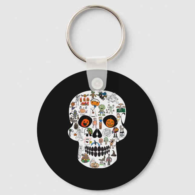 Llavero Halloween Skull 2025  (Anverso)