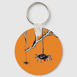 Llavero Halloween Spiders Personalizado Keychain