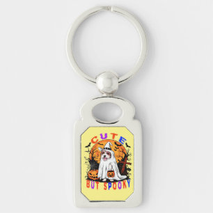 Llavero Halloween Spooky Cute Dog Artwork para amantes de