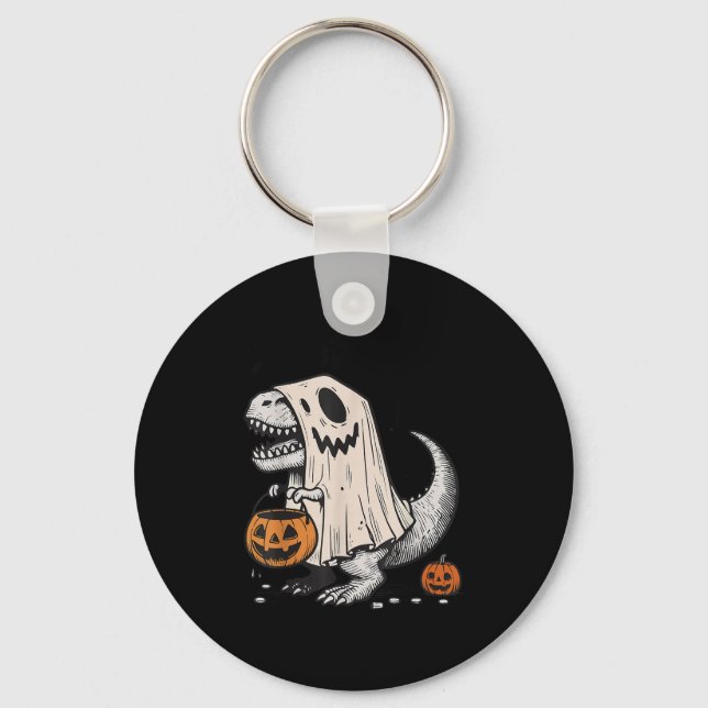 Llavero Halloween T-rex Dinosaur Sokysaurus Rex Niños (Anverso)