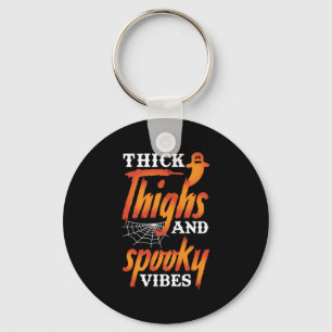 Llavero Halloween Thick Thighs And Spooky Vibes