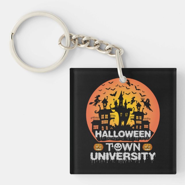 Llavero Halloween Town University (Frente)