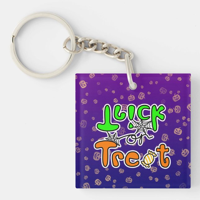 Llavero Halloween Truco o Trato (Frente)