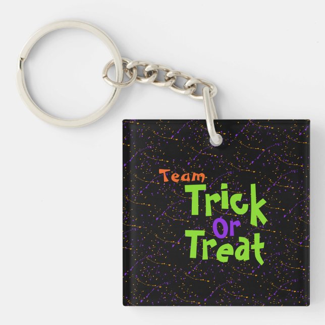 Llavero Halloween / Truco o truco / (Frente)