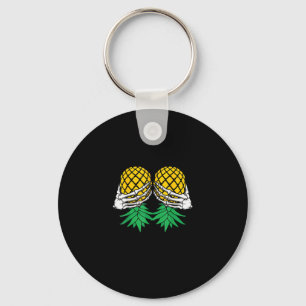 Llavero Halloween Upside Down Pineapple Swinger Skeleton H