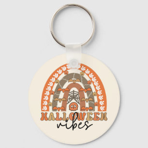 Llavero Halloween Vibes Boho Rainbow Fall Halloween