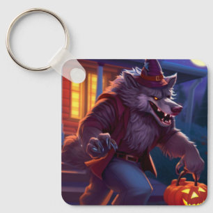 Llavero Halloween/werewolf/otoño/otoño