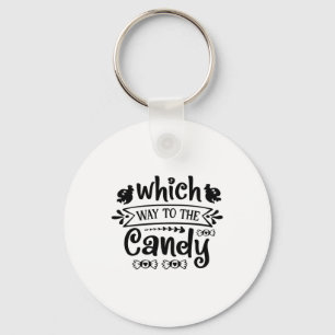 Llavero Halloween Which Way To The Candy Birthday