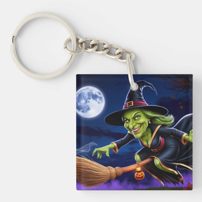 Llavero Halloween/Witch Keychain (Frente)