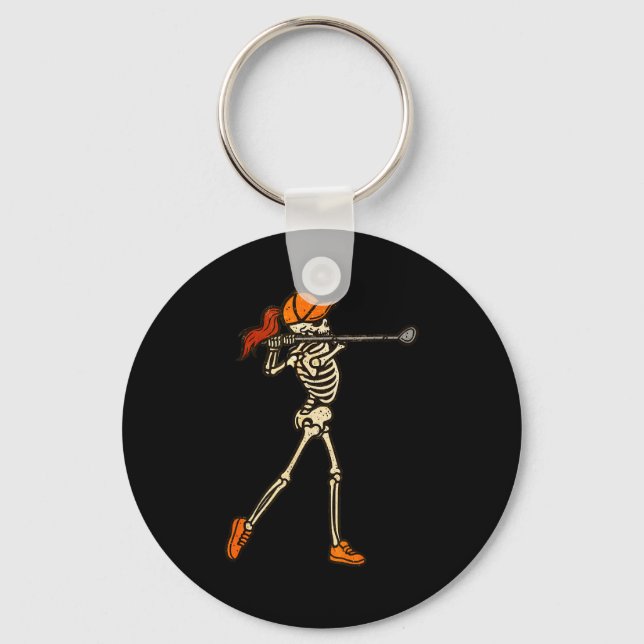 Llavero Halloween Women Golf Skeleton Funny Golf Halloween (Anverso)