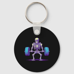 Llavero Halloween Workout Costume Funny Deadlift Skeletem