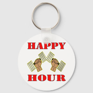 Llavero Halterofilia con pancartas de la hora feliz