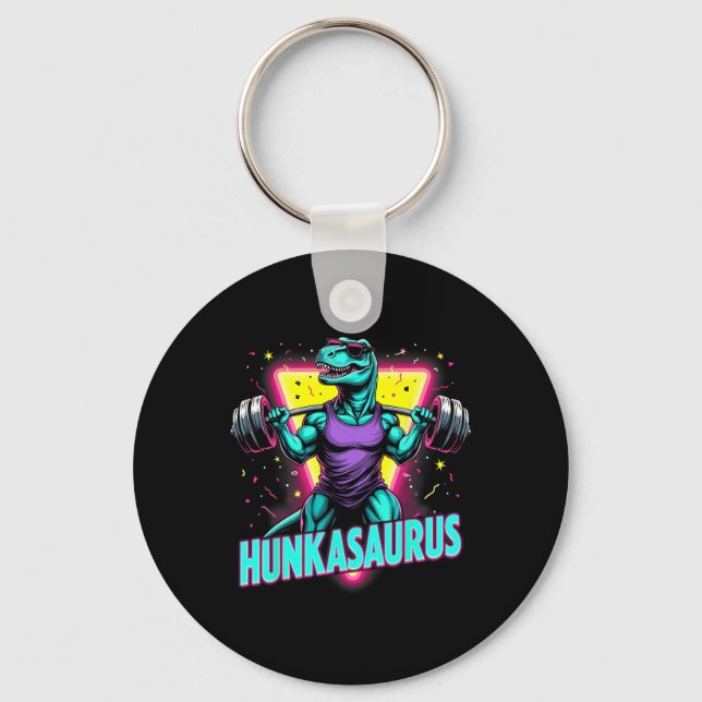 Llavero Halterofilia de Hunkasaurus (Anverso)