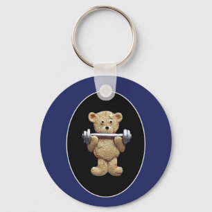 Llavero Halterofilia Teddy Bear