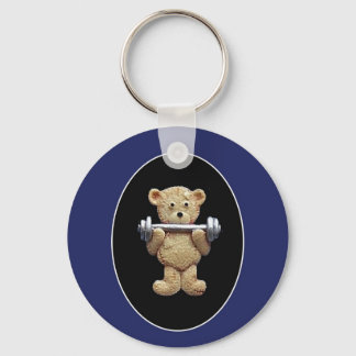Llavero Halterofilia Teddy Bear