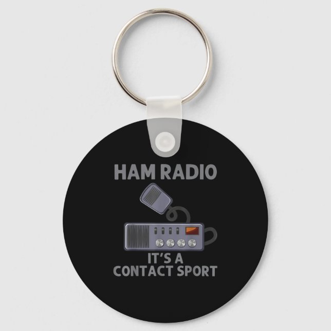 Llavero Ham Radio Art Para Hombres Amateur Radio Operador (Anverso)