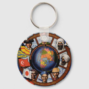 Llavero Hamburg Amerika Line Poster