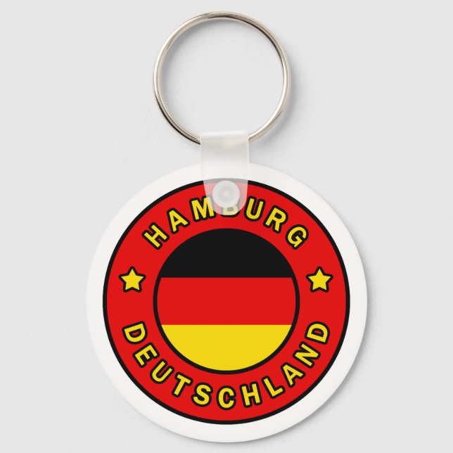 Llavero Hamburg Deutschland (Anverso)