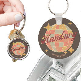 Llavero Hamburg Deutschland Retro Vintage Fiesta